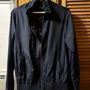 Zara Men’s Full Zip Navy Jacket